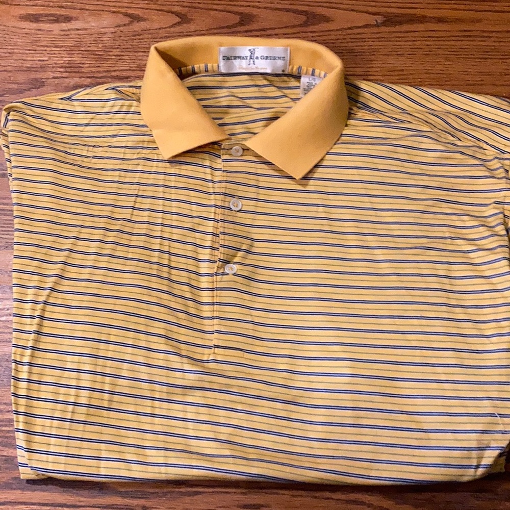 Fairway & Greene Golf shirt. Size large.